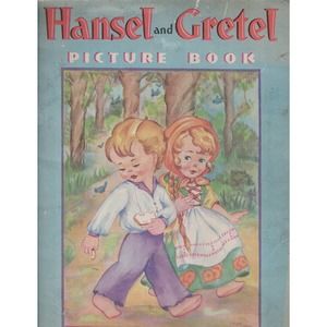 1938 Darling Linen Hansel and Gretel Picture Book Illustrated by Margot Voigt